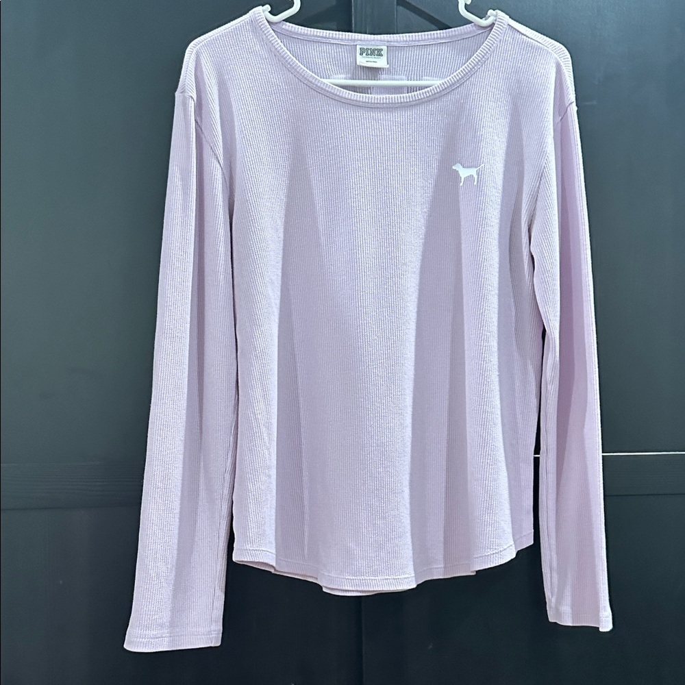 PINK Victoria's Secret Lavender Long Sleeve Top